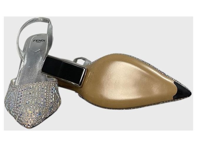 Fendi Pumps silber T.36 Metallisch - Ansicht 7