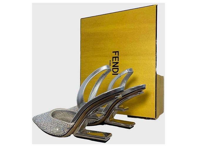 Fendi Pumps silber T.36 Metallisch - Ansicht 9