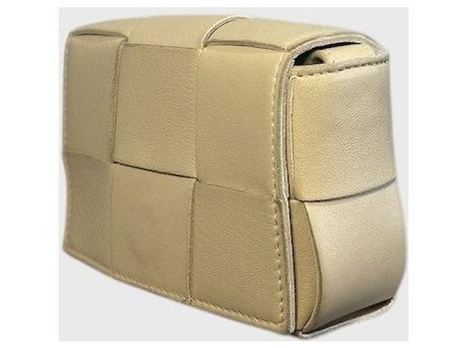 Borsa Bottega Veneta Candy Cassette beige - vista 2