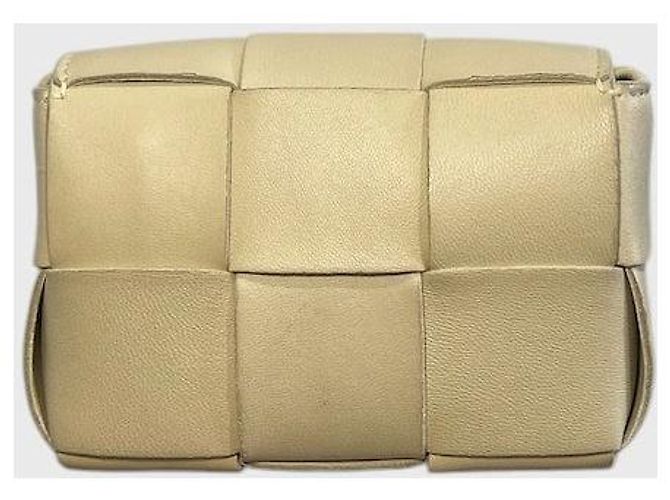 Borsa Bottega Veneta Candy Cassette beige - vista 4