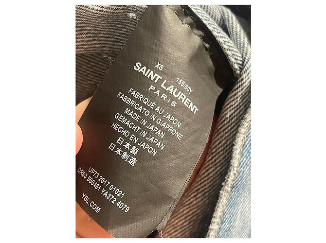 Autre Marque Saint Laurent Denimjacke T.XS Blau - Ansicht 5