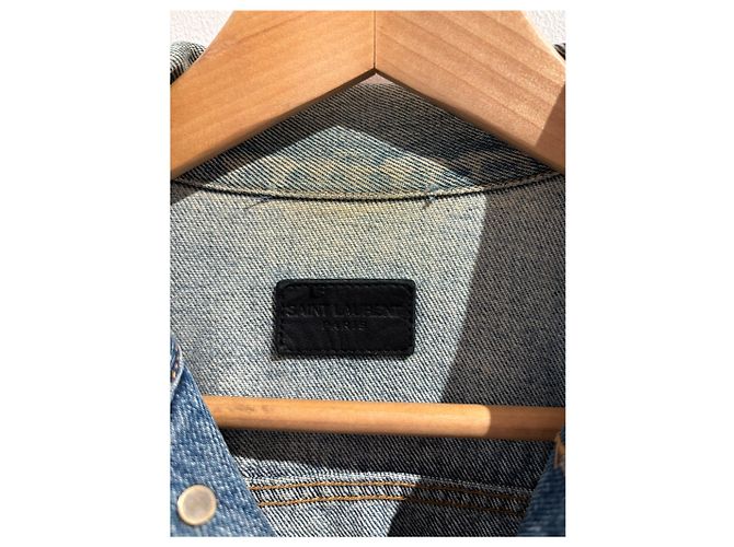 Autre Marque Chaqueta vaquera Saint Laurent T.S Azul - vista 10