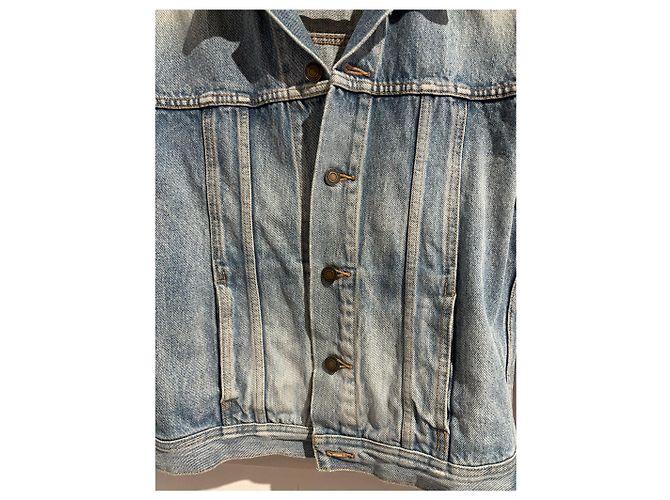 Autre Marque Chaqueta vaquera Saint Laurent T.S Azul - vista 6