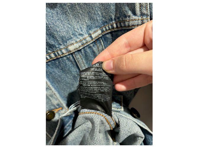 Autre Marque Chaqueta vaquera Saint Laurent T.S Azul - vista 9