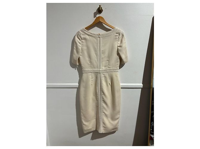 Valentino Garavani Valentino Kleid ecru T.40 Beige - Ansicht 5