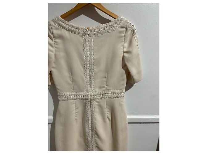 Valentino Garavani Valentino Kleid ecru T.40 Beige - Ansicht 6