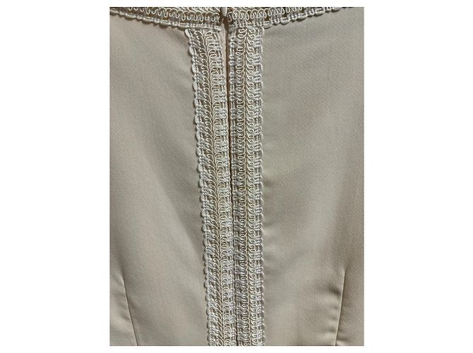 Valentino Garavani Valentino Kleid ecru T.40 Beige - Ansicht 7
