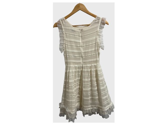 Vestido Red Valentino blanco T.M - vista 2