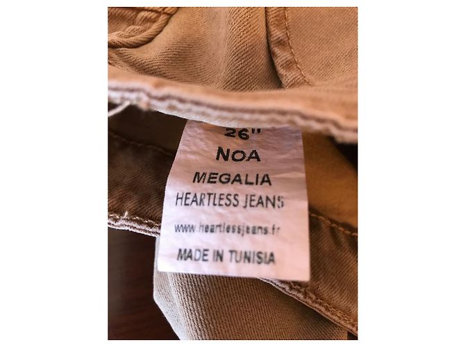 Autre Marque Jeans Heartless camel T.26 Cammello - vista 4