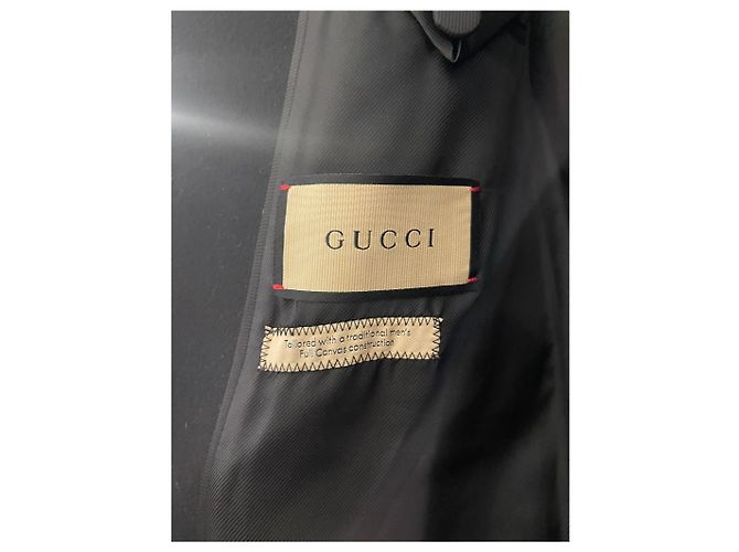 Gucci Mantel schwarz T.40 - Ansicht 8