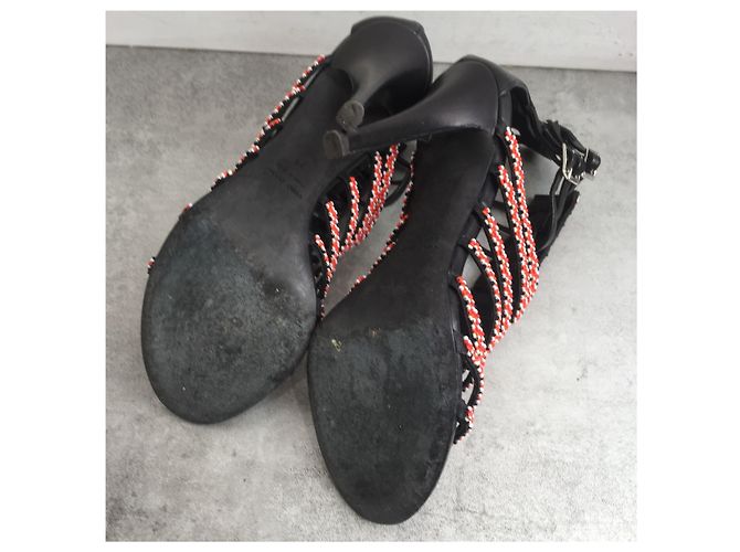 Balmain Sandalen Giuseppe Zanotti T.36 Rot - Ansicht 4
