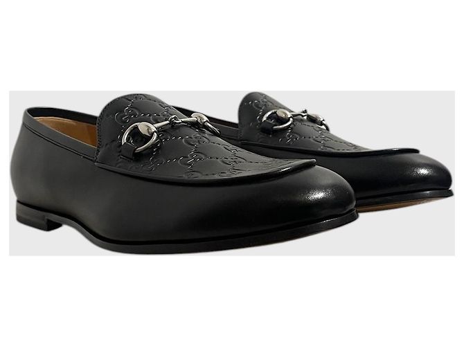 Mocassini Gucci neri T.42 Nero - vista 4
