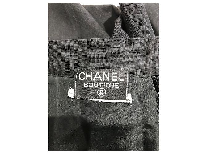 Gonna Chanel nera T.36 Nero - vista 4
