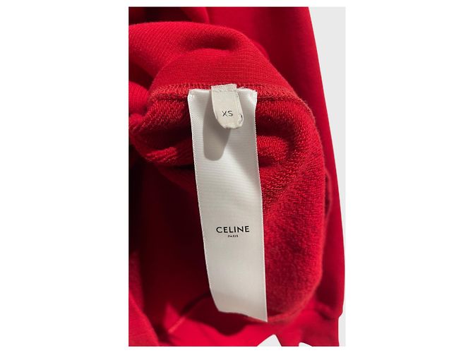 Céline Sweat Celine vermelho T.XS - vista 4