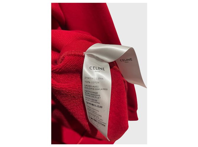 Céline Sweat Celine vermelho T.XS - vista 5