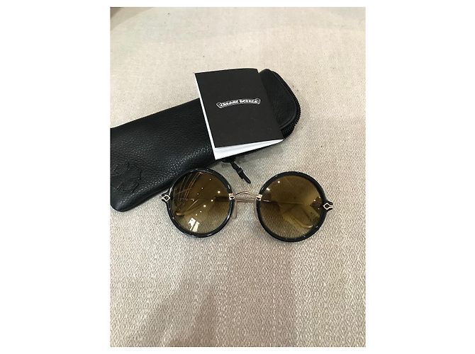 Óculos Chrome Hearts Preto - vista 9