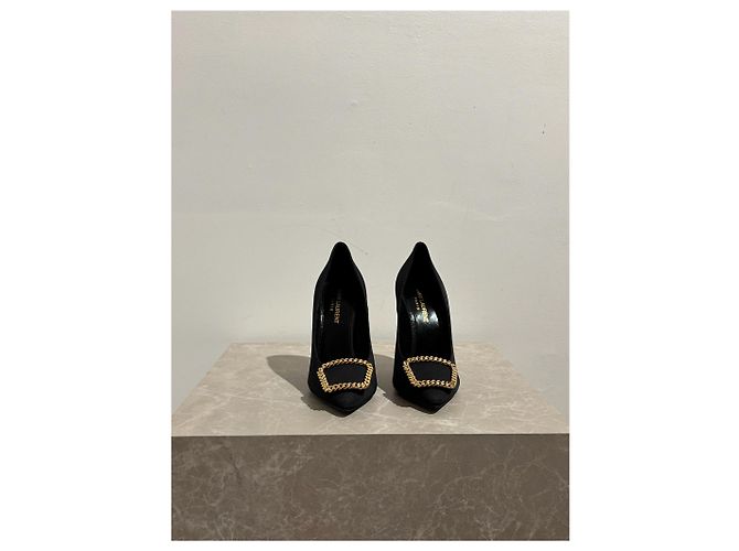 Autre Marque Décolleté Saint Laurent neri T.37 Nero - vista 5