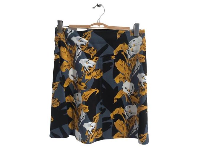 Falda Carven estampada T.42 Multicolor - vista 6