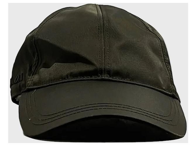 Prada Khaki Nylon Cap - view 2