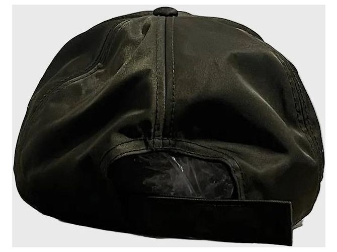 Prada Khaki Nylon Cap - view 4