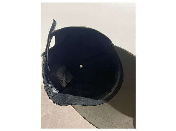 Prada Khaki Nylon Cap - view 6