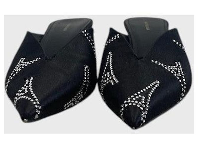 Mules Balenciaga Knife nere T.37 Nero - vista 3
