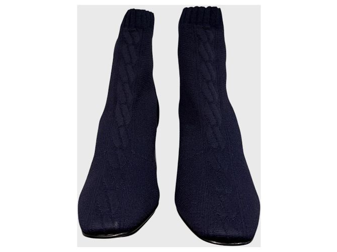 Hermès Jenna 60 Stiefeletten Gr. 36,5 Blau - Ansicht 5