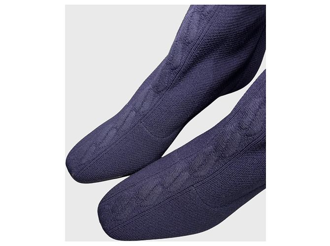 Hermès Jenna 60 Stiefeletten Gr. 36,5 Blau - Ansicht 8