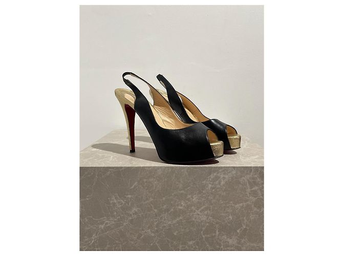 Décolleté Christian Louboutin nero T.40,5 - vista 2