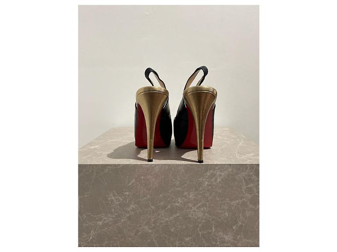 Décolleté Christian Louboutin nero T.40,5 - vista 4