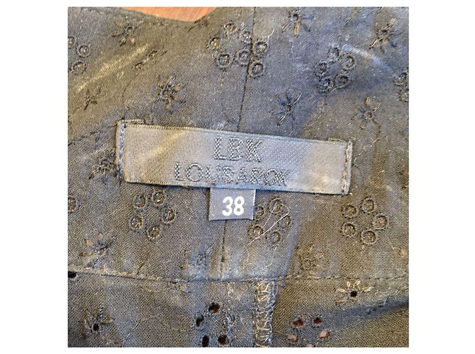Autre Marque Loubarok Strickweste aus schwarzer Baumwolle - Ansicht 4