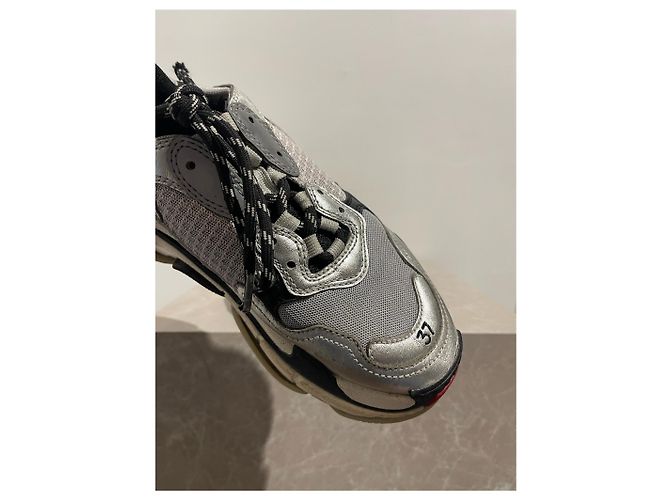 Balenciaga Triple S Sneaker Gr. 37 Metallisch - Ansicht 6