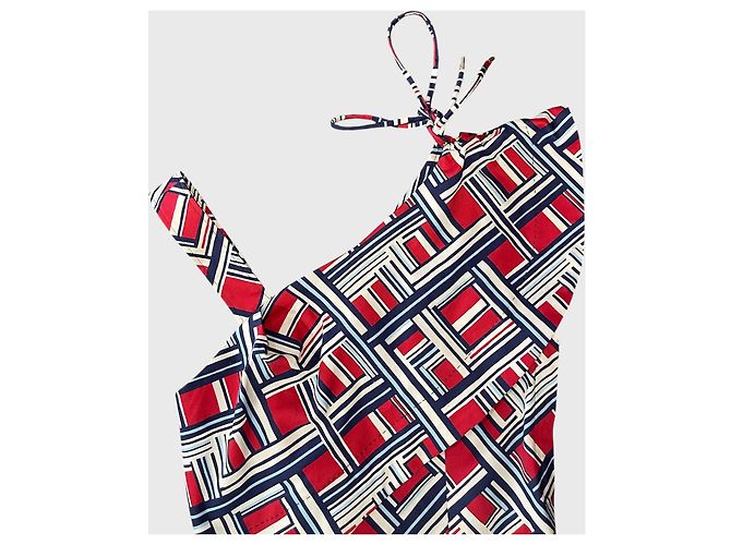 Top Carven estampado T.36 Vermelho - vista 3