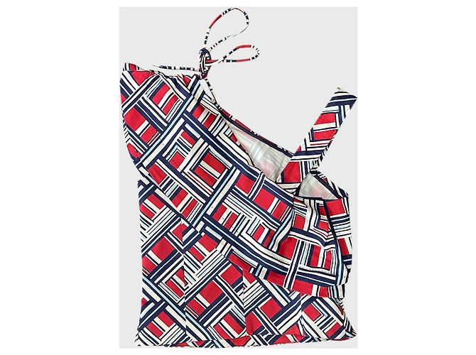 Top Carven estampado T.36 Vermelho - vista 4