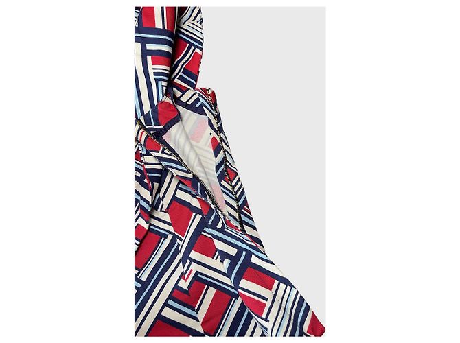 Top Carven estampado T.36 Vermelho - vista 5