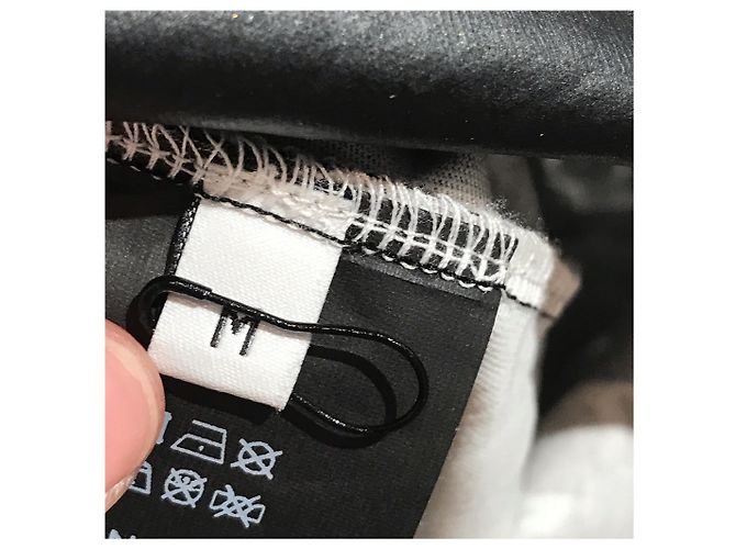 Camiseta de tirantes Balenciaga de algodón negro con estampado de mármol M - vista 5
