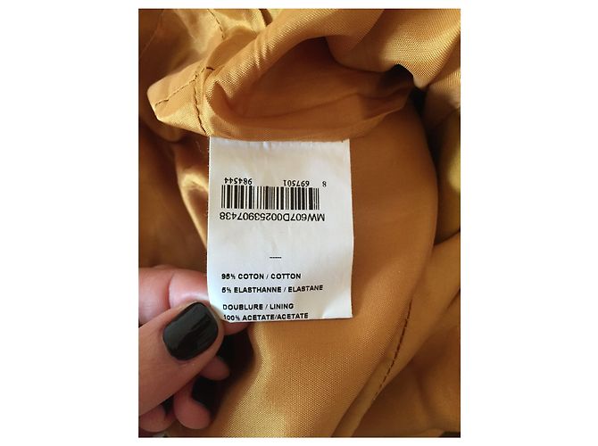 Vestido Dice Kayek de algodón amarillo Talla 38 - vista 5