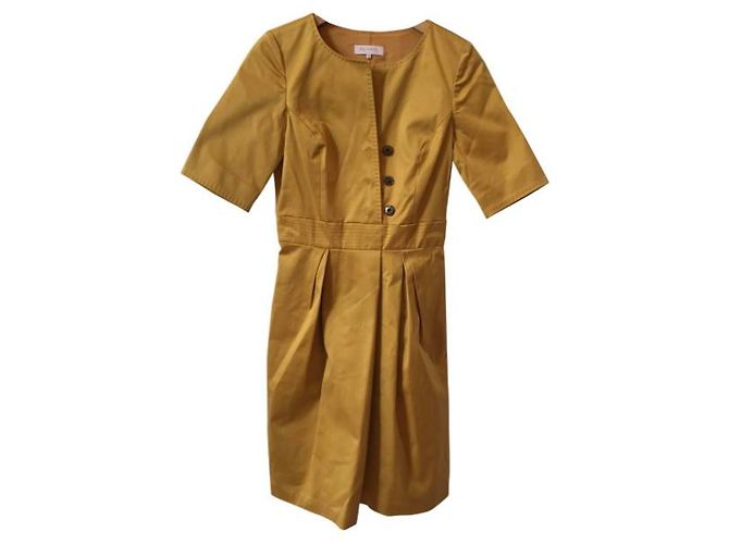 Vestido Dice Kayek de algodón amarillo Talla 38 - vista 6