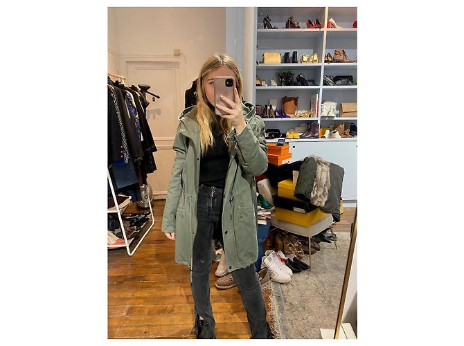 Autre Marque Parka Goa Woman Kaki T.M Khaki - Ansicht 5
