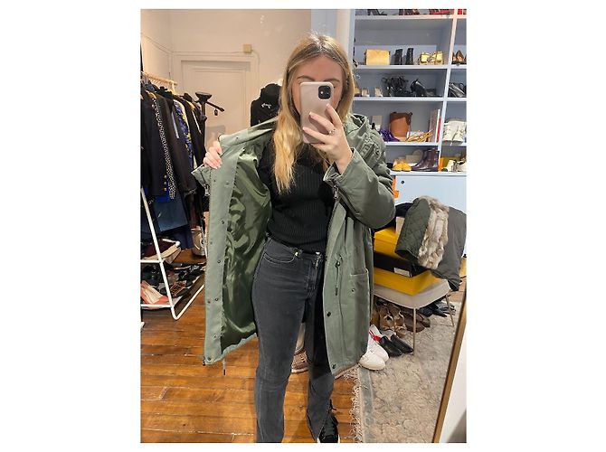 Autre Marque Parka Goa Woman Kaki T.M Khaki - Ansicht 6