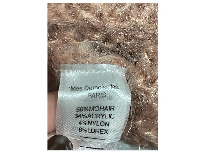 Autre Marque Strickjacke Mes Demoiselles rosa T.U Pink - Ansicht 6