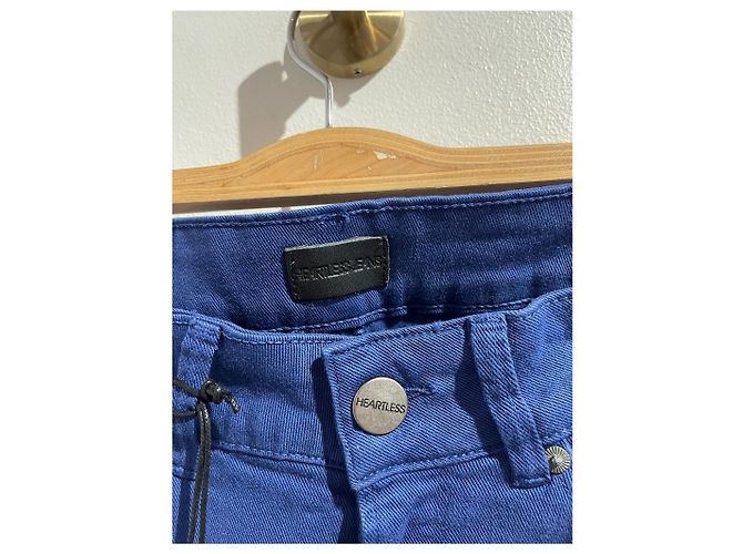 Autre Marque Jeans Heartless blu T.36 - vista 3