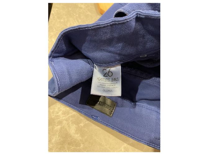 Autre Marque Jeans Heartless blu T.36 - vista 8