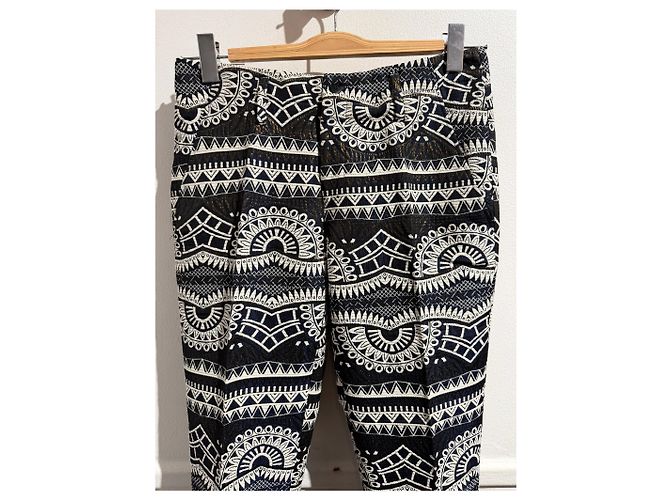 Pantalones Chloé Stora azul marino T.36 - vista 2