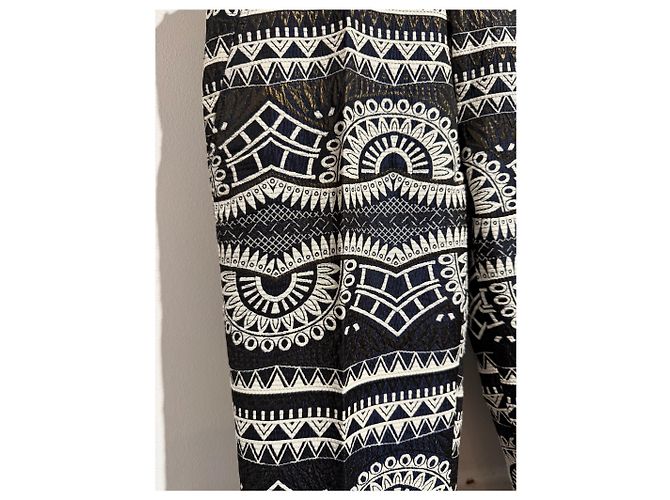 Pantalones Chloé Stora azul marino T.36 - vista 4