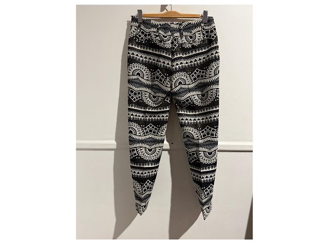 Pantalones Chloé Stora azul marino T.36 - vista 5