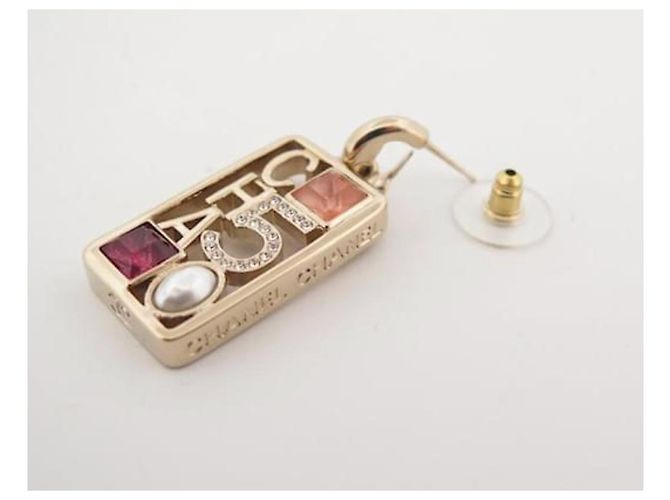 Orecchini Chanel 5 D'oro - vista 2
