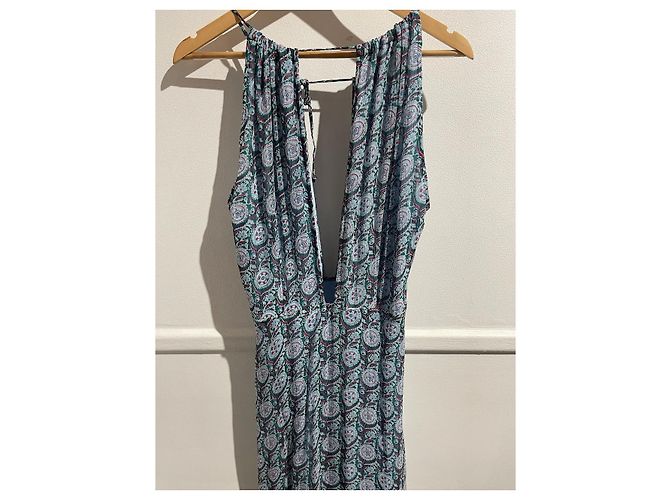 Vestido Antik Batik azul T.M - vista 2