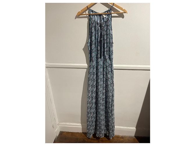 Vestido Antik Batik azul T.M - vista 3