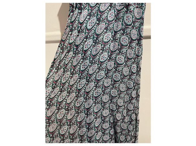 Vestido Antik Batik azul T.M - vista 4